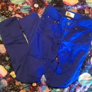 Royal Blue SO Stretch Casual Pants